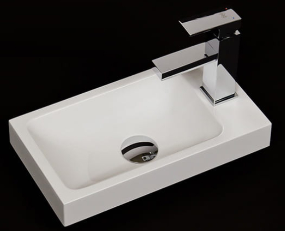 Handwaschbecken Gäste-WC ADA 40 cm, weiß