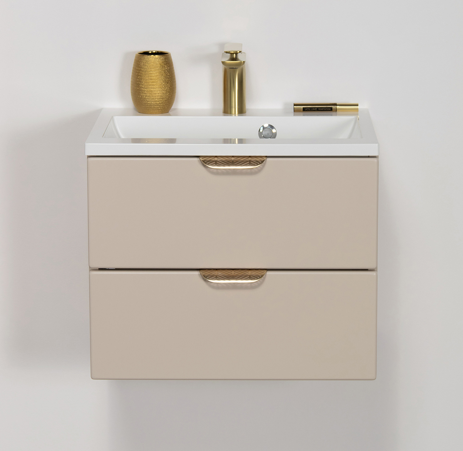 Badmöbel MAGNOLIA Breite 50 cm, Waschtisch mit Unterschrank, montiert