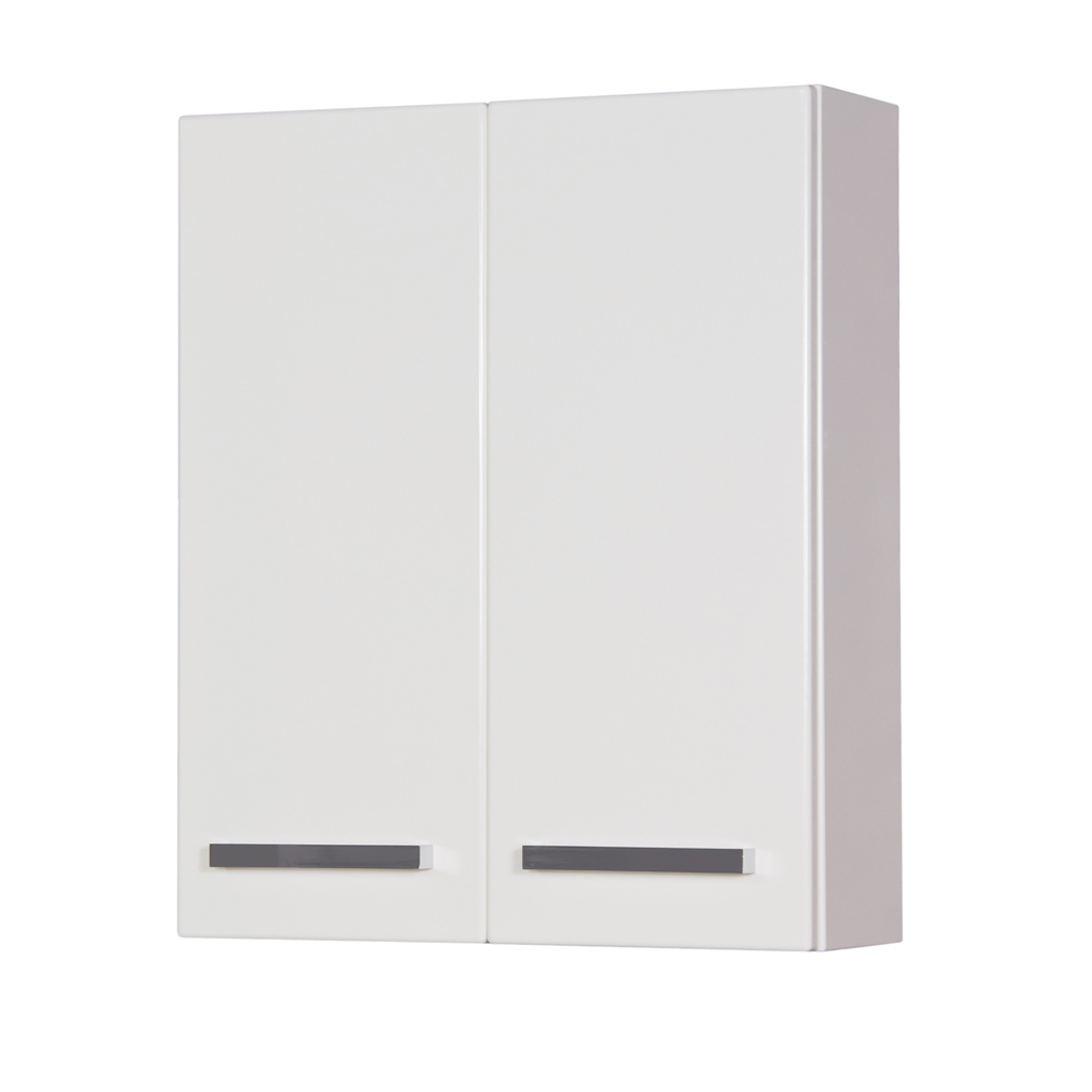 Badschrank Breite 60 cm, weiß, Hängeschrank, passend zu den Badserien ARUVA/ GENUA/ SUSAN